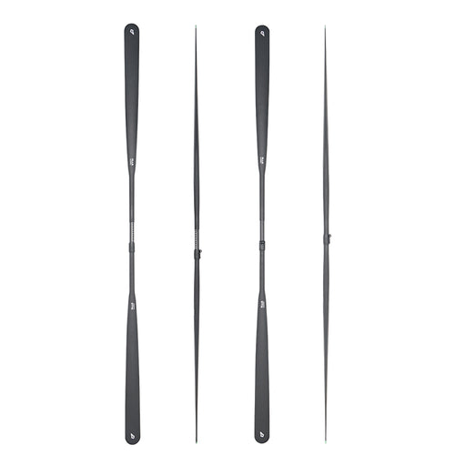 adjustable full carbon Greenland paddle with symmetrical blades