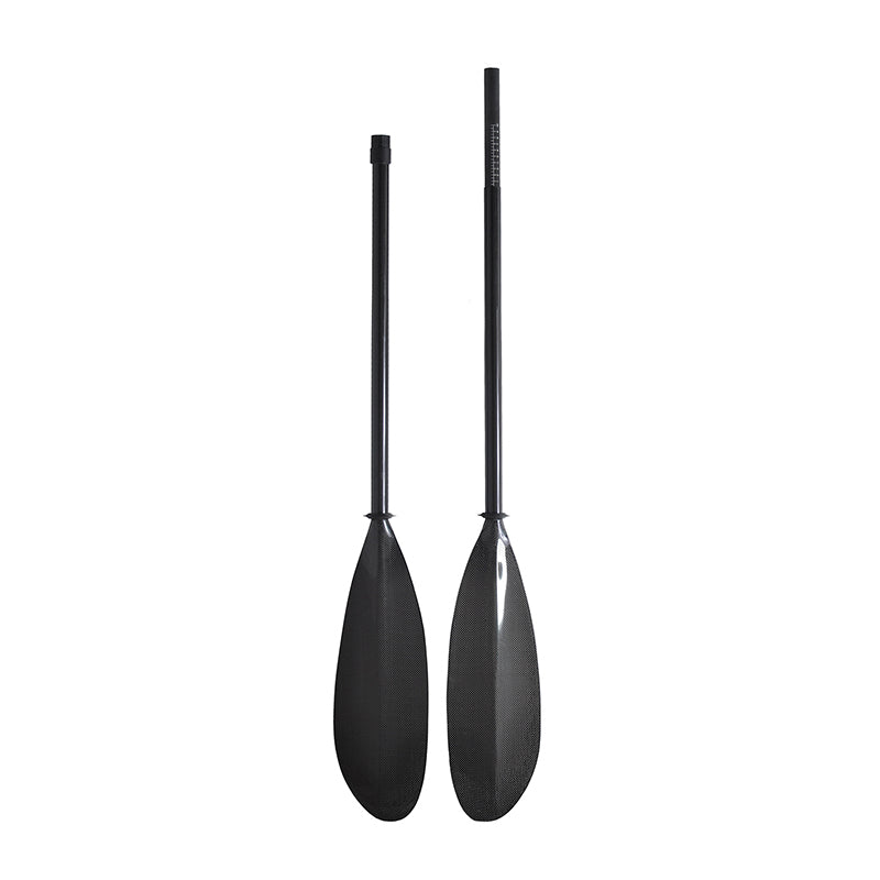 3K carbon kayak paddle with long narrow blade shape