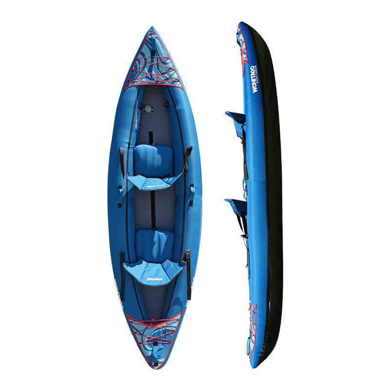 2 Person Inflatable Kayak 345 cm with Drop Stitch Floor – KUDOOUTDOORS