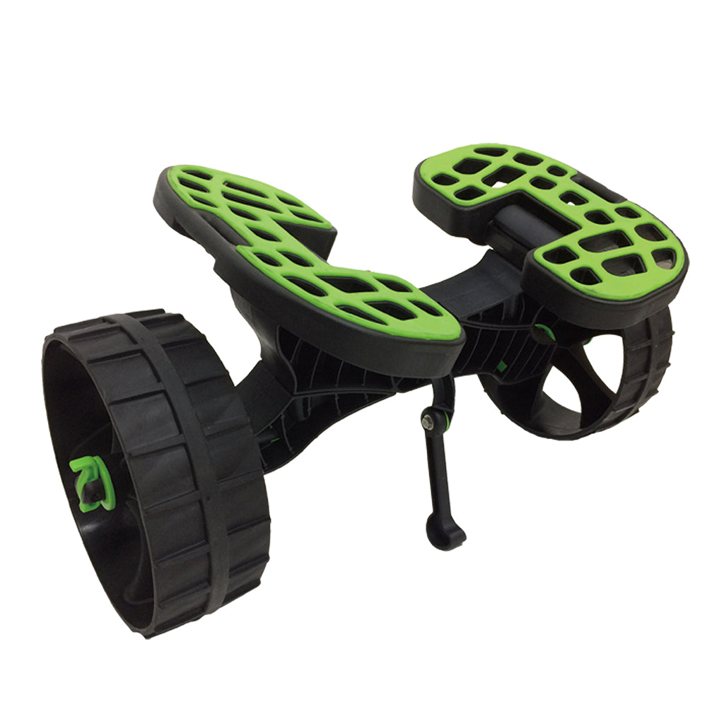universal kayak and SUP trolley with 10 inch solid PU wheels and loading stand