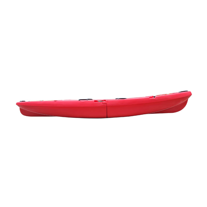 ModuSOT 296 modular kayak interlocking joint and stainless steel latch detail