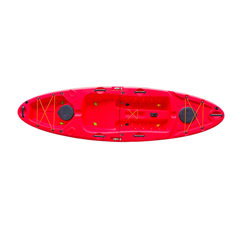 ModuSOT 296 modular sit-on-top kayak product photo with specifications