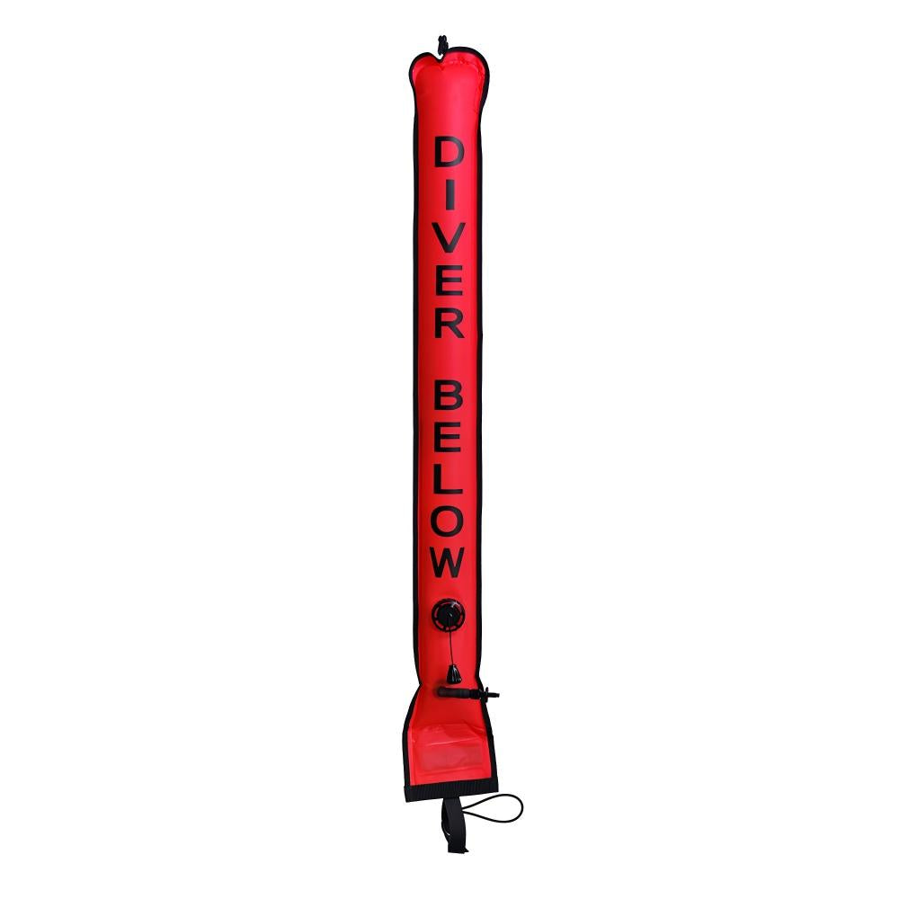 SMB Duck-Bill Horn Mouth 2 weighted open-bottom surface marker buoy