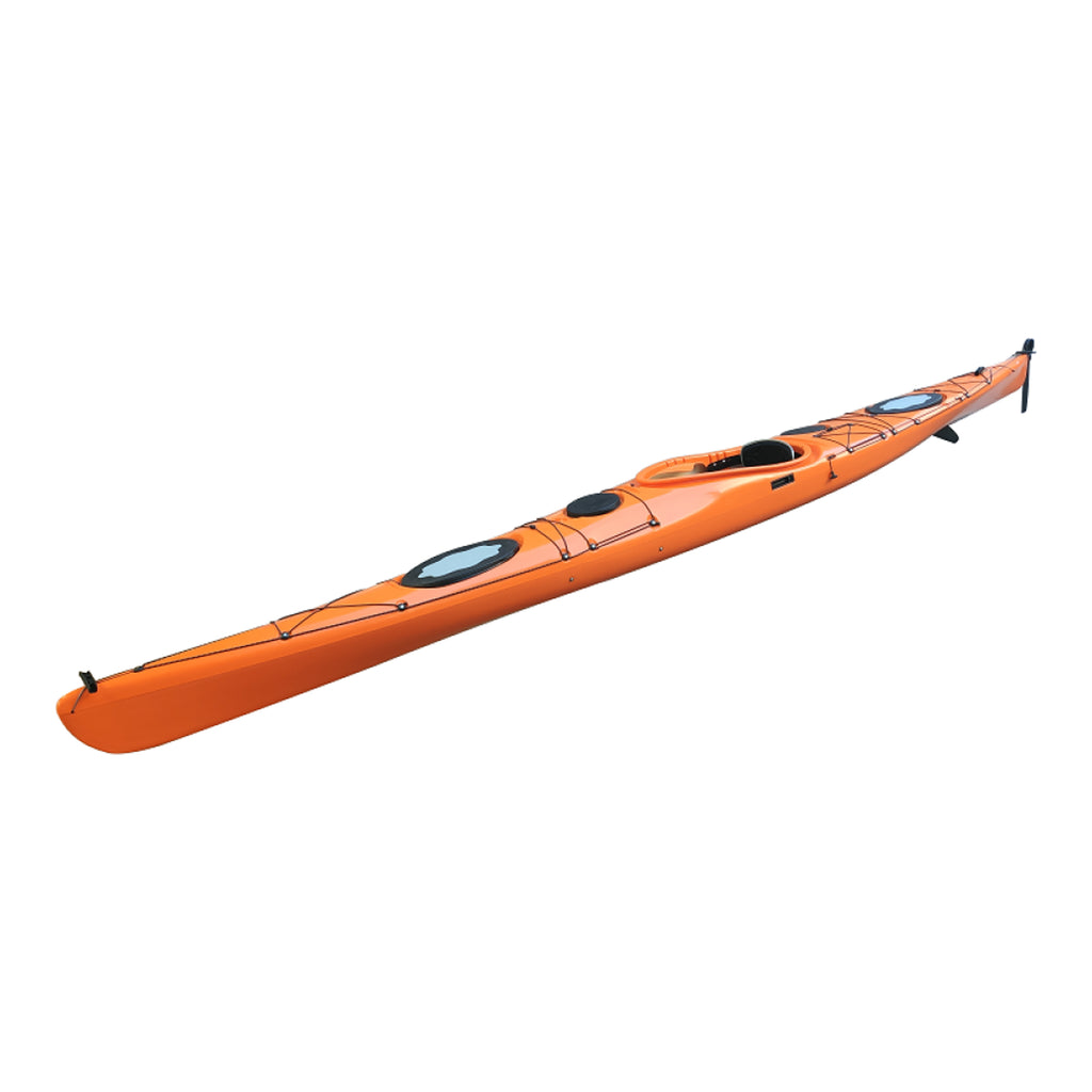 Strait530 touring sea kayak product photo (side view) on white background