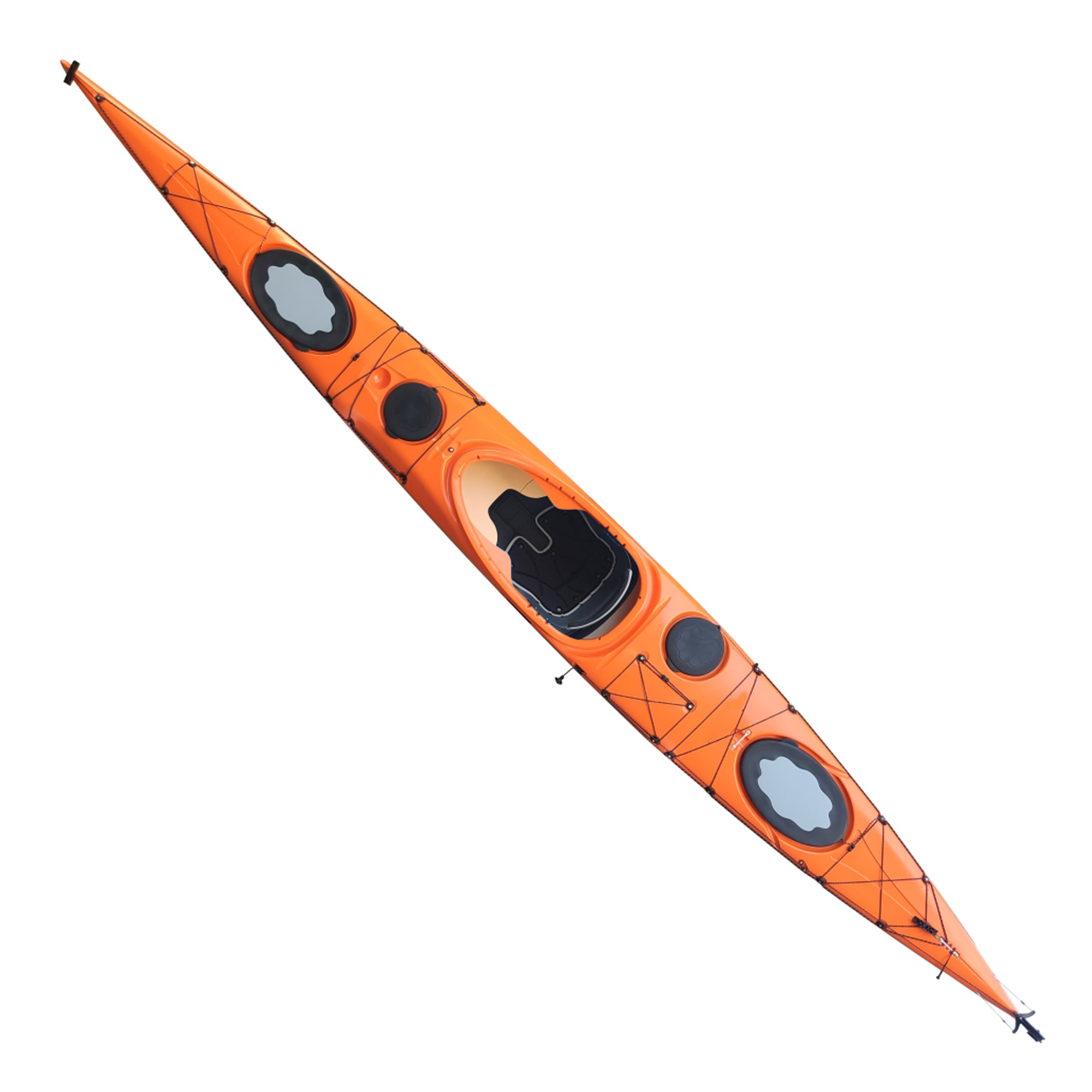 Strait530 touring sea kayak product photo (top view) on white background