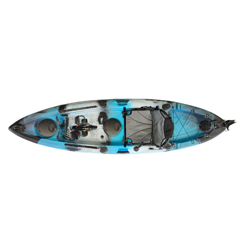 Sungler 285P pedal drive fishing sit-on-top kayak product photo with specifications 01