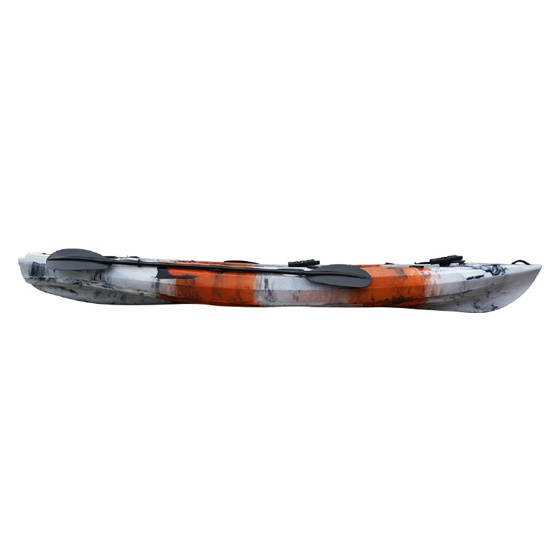 Sungo Duo 396 tandem sit-on-top kayak product photo with specifications 02