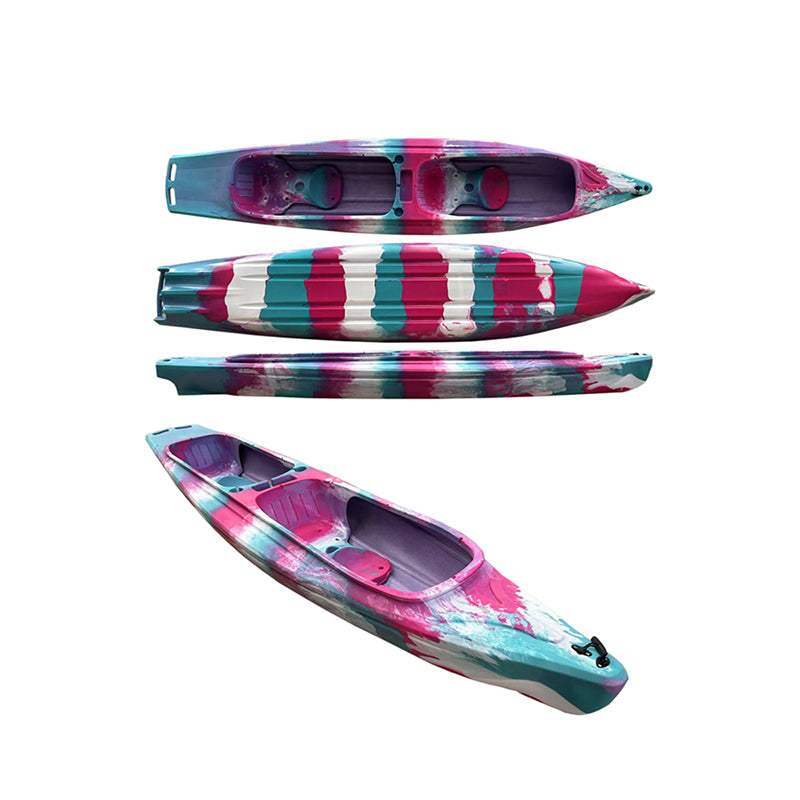 TwinCruise 437 double sit-in tandem kayak product photo with specifications and color options 01